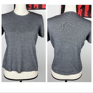 Real Clothes Saks Fifth Avenue Silk Cashmere Top